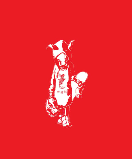 【Bug Screaming】"MUTSUYO" Coaches Jacket Red