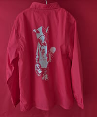 【Bug Screaming】"MUTSUYO" Coaches Jacket Red