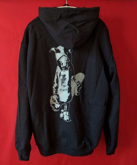 【Bug Screaming】"MUTSUYO" Hoodie Black