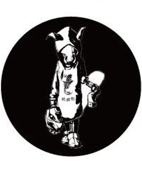 【Bug Screaming】"MUTSUYO" Tin Badge White