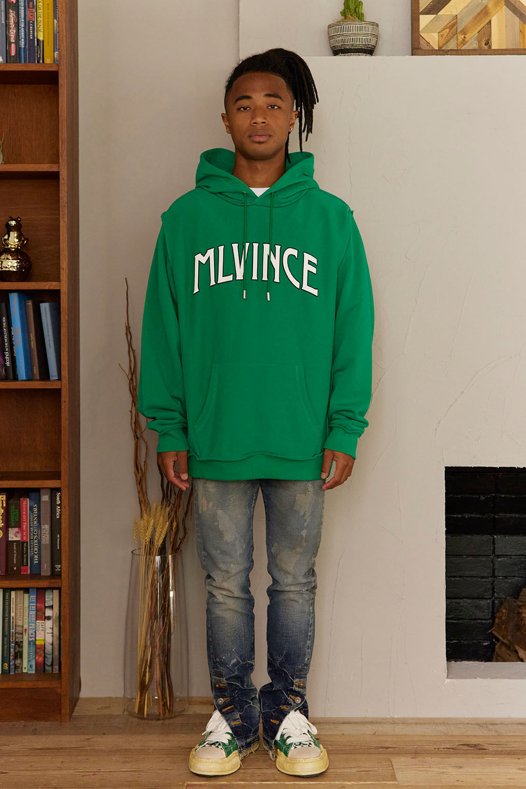 MLVINCE ARCH LOGO HOODY XL BLACK SUPREME