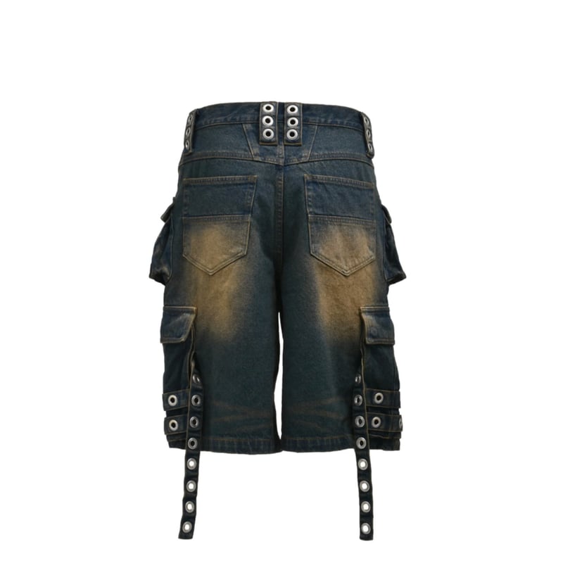 badhpop breath suicide denim shorts ジョーツ BREATH / SUICIDE DENIM SHORTS / BLACK