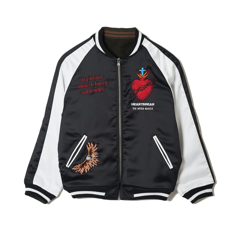 ジャケット・アウター flame reversible design souvenir jacket flame reversible design souvenir jacket