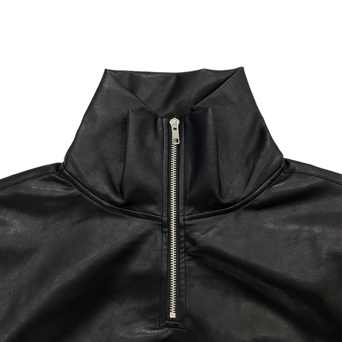 LAST NEST / leather half zip jacket | othello _... 【貴重】XL 