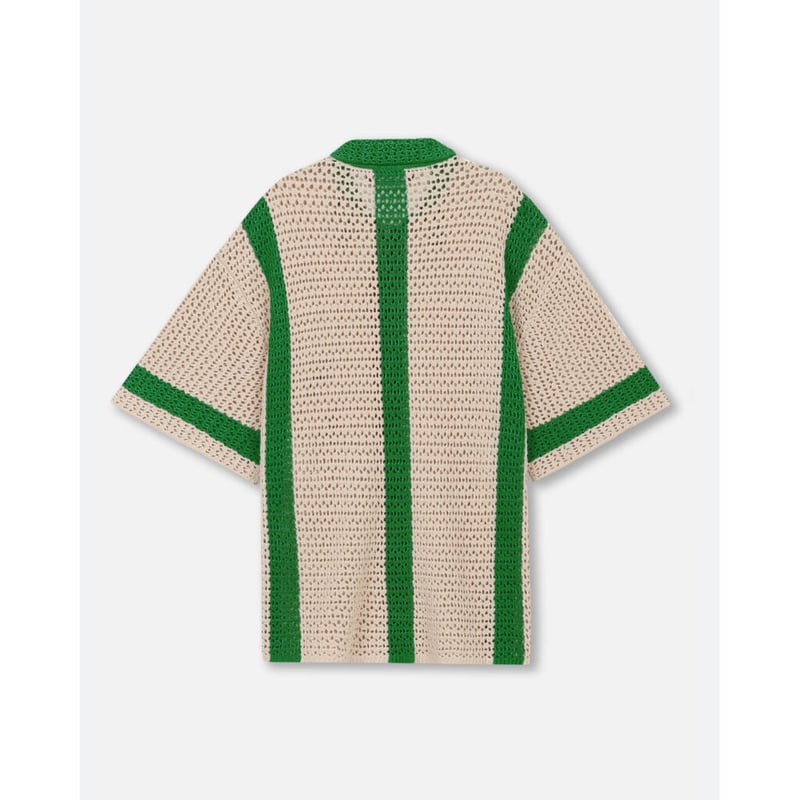 MLVINCE / crochet shirt green | othello _ fukuoka 
