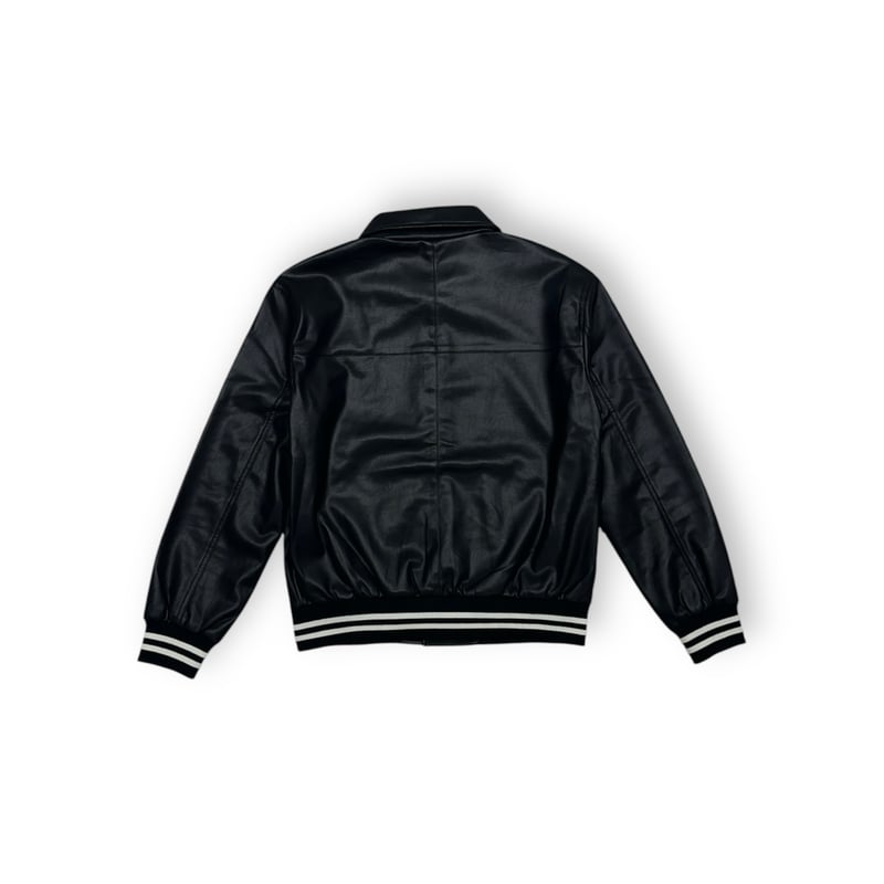 LAST NEST / leather varsity jacket | othello _ ...