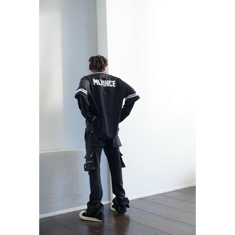 TYPE-4 SLIM STRETCH WAX CARGO PANTS