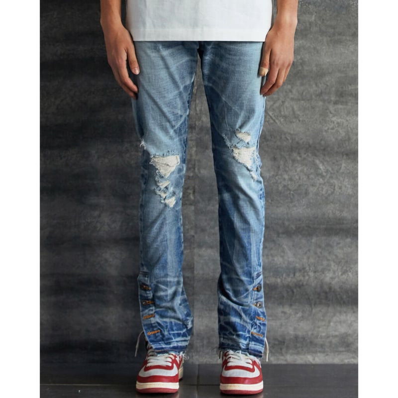 MLVINCE / type-1 slim crash jeans | othello _ f