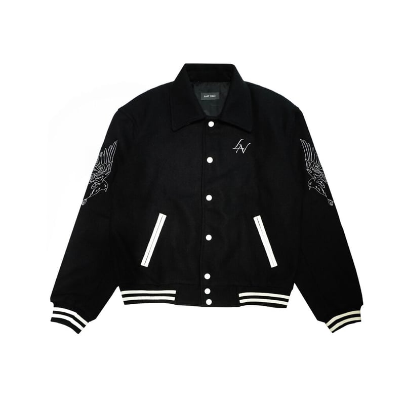 LAST NEST FEATHER VARSITY JACKET