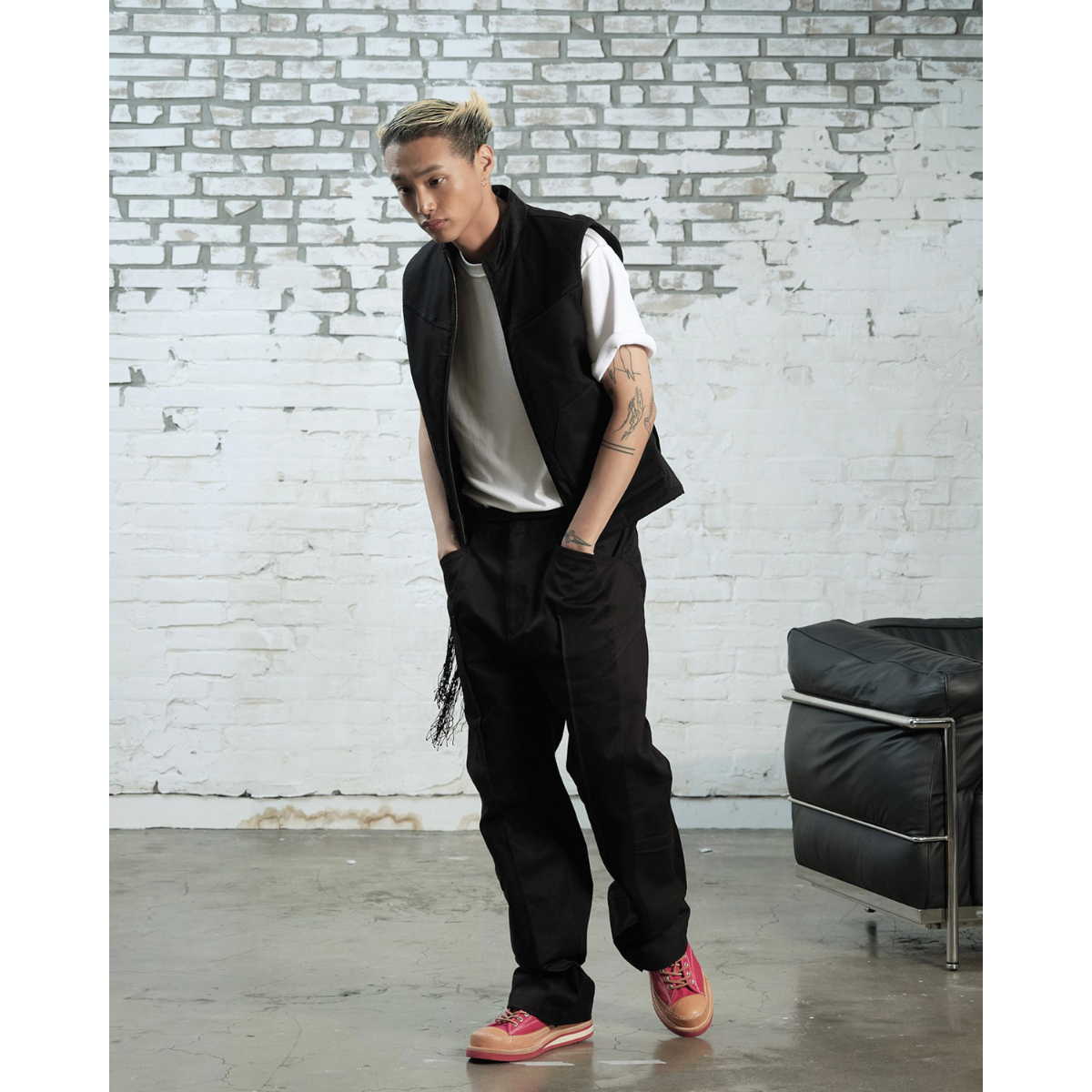 XLIM / EP5 01 vest black | othello _ fukuoka