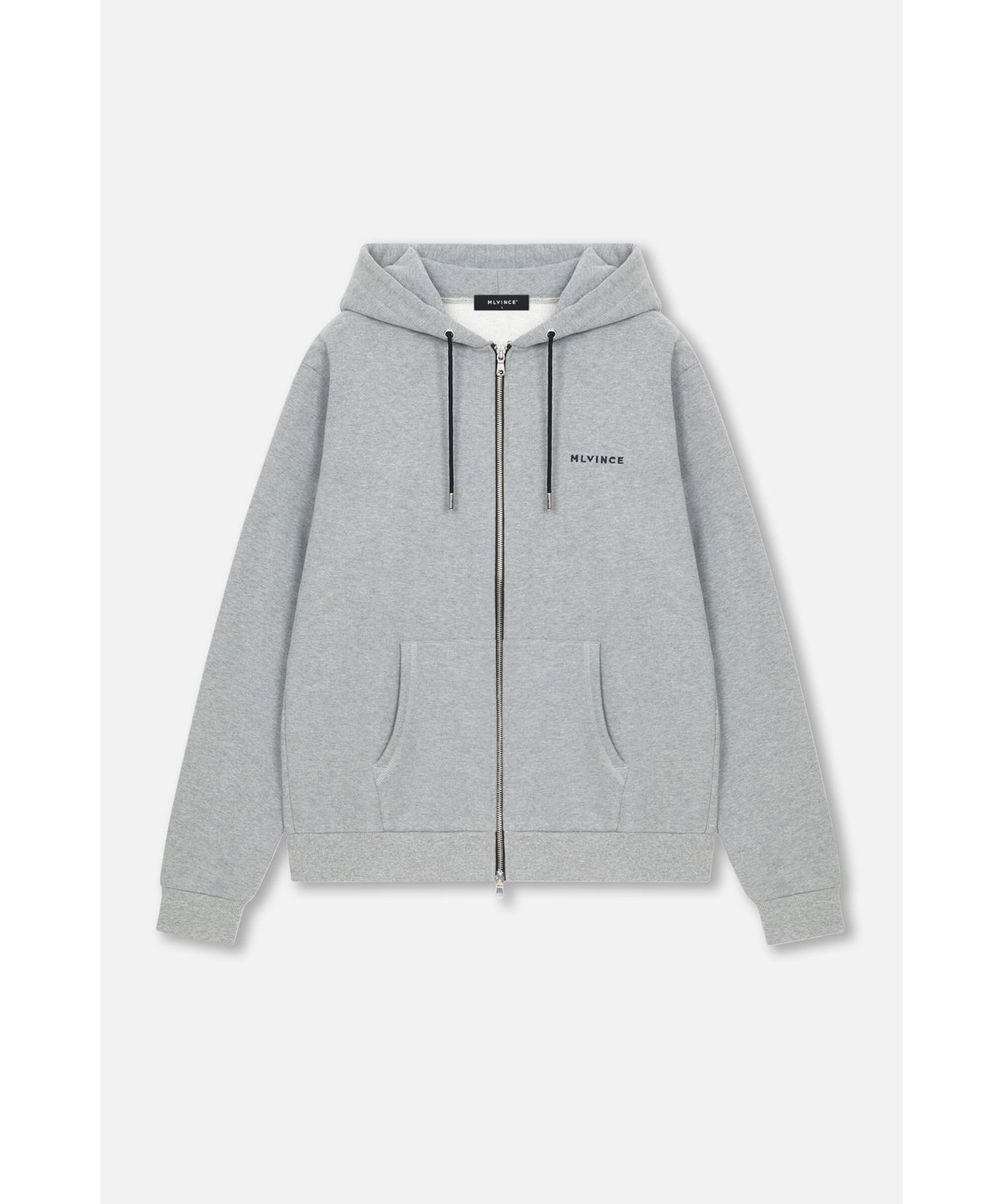 MLVINCE / classic logo zip up hoodie grey | oth