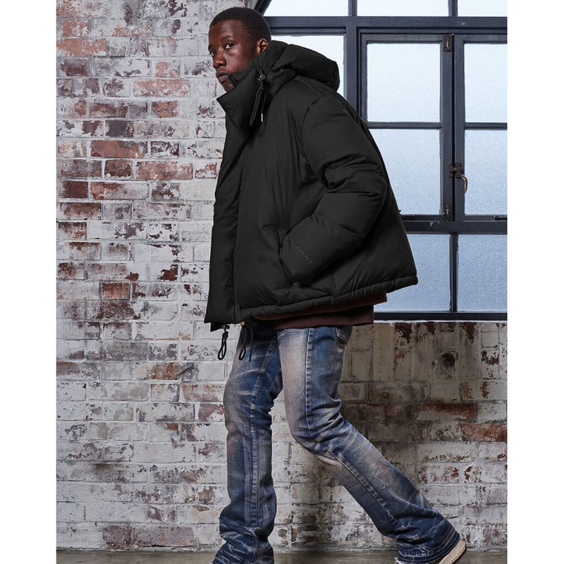 MLVINCE / limonta down jacket black | othello _ 