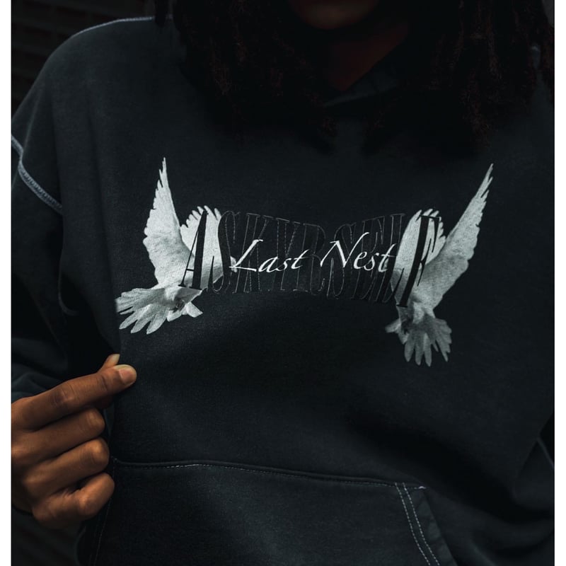 LAST NEST / ×ASKYURSELF doves hoodie | othello ...