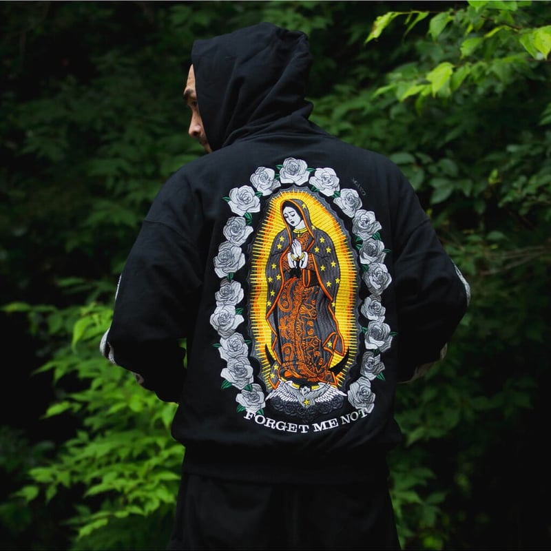 トップス MAYO embroidery maria hoodie MAYO MARIA HOODIE