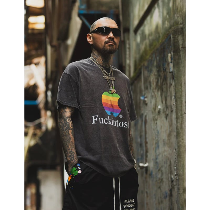 MAYO / fuckintosh S/S tee black | othello _ fuk