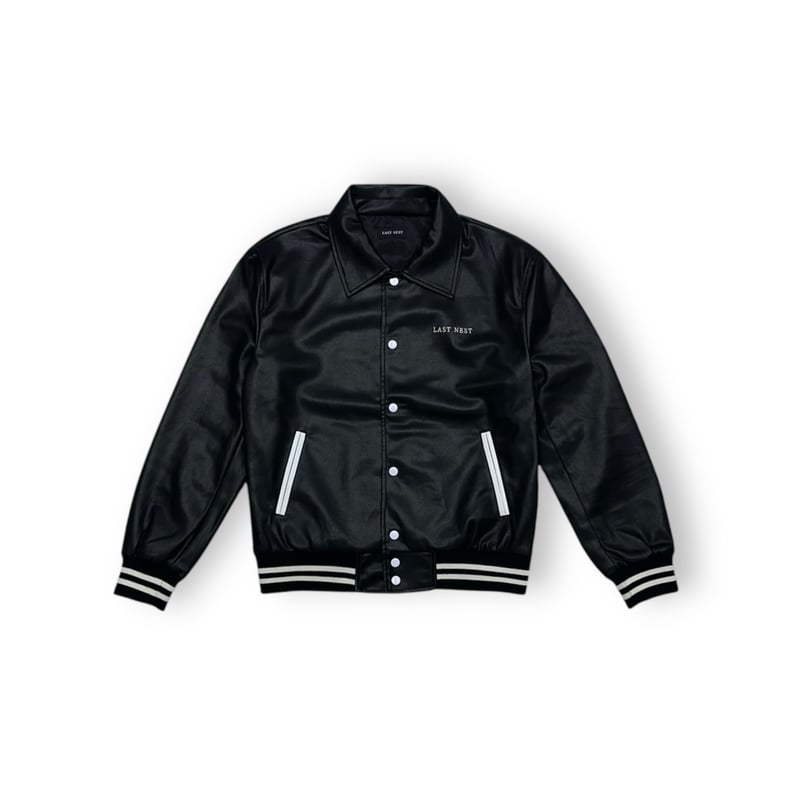 ジャケット・アウター LAST NEST LEATHER HALF ZIP JACKET XL LAST NEST / leather half zip - OTHELLO KUMAMOTO