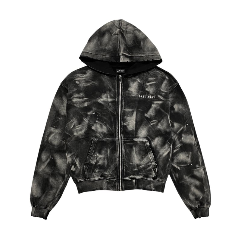 LAST NEST ブラックパーカー LAST NEST ラストネスト パーカー M 黒 【古着】【中古】の通販 by
