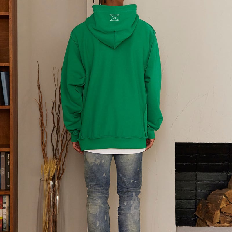 MLVINCE / arch logo hoodie green | othello _ fu...