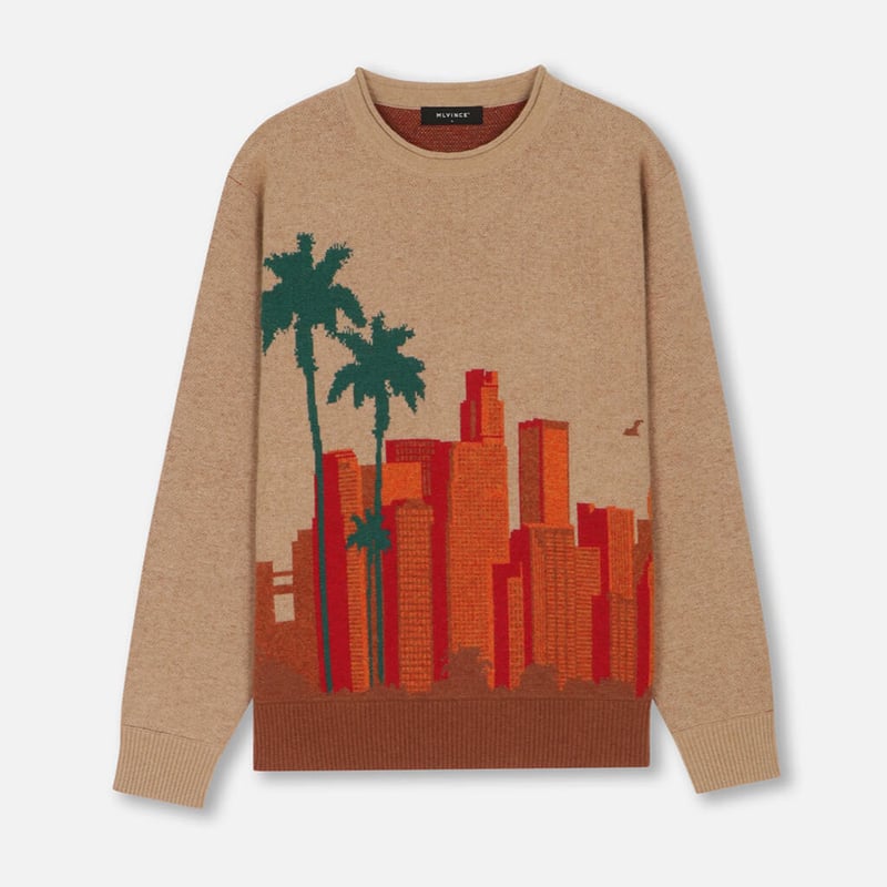 MLVINCE / DTLA KNIT CREW BEIGE | othello _ fukuoka