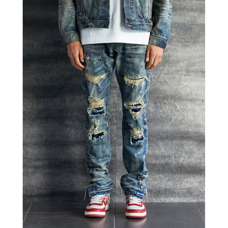 MLVINCE /double knee jeans indigo | othello _ f 