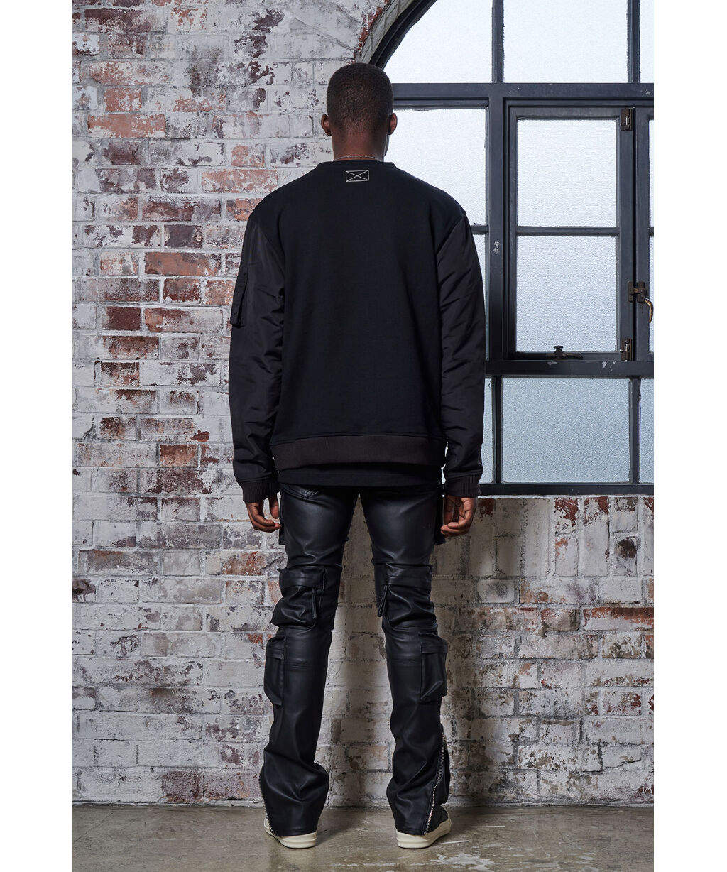 MLVINCE bomber sleeve crew Lサイズ MLVINCE bomber sleeve crew Lサイズ