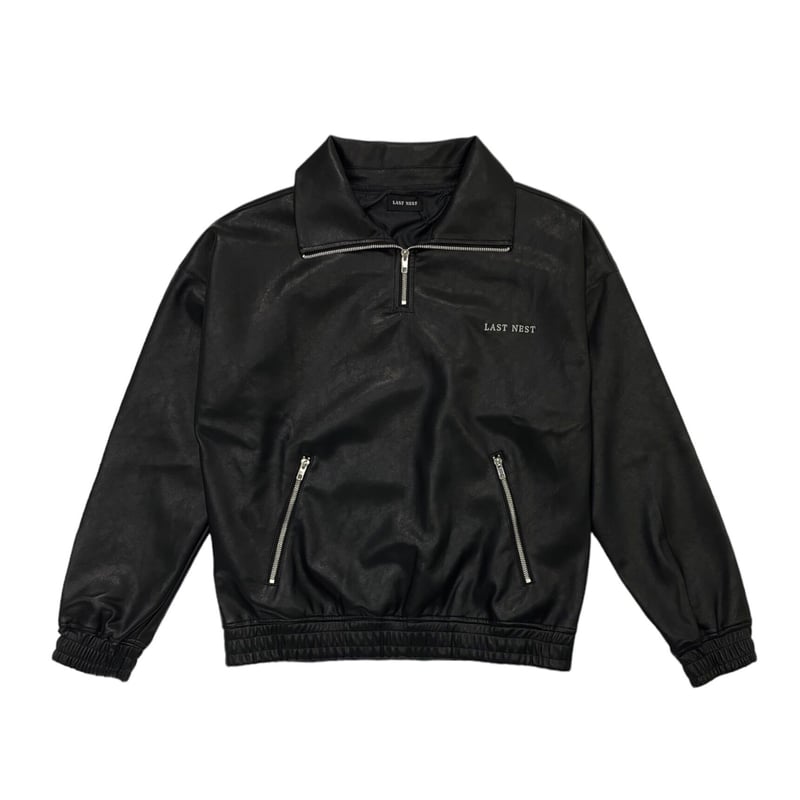 LAST NEST / leather half zip jacket | othello _