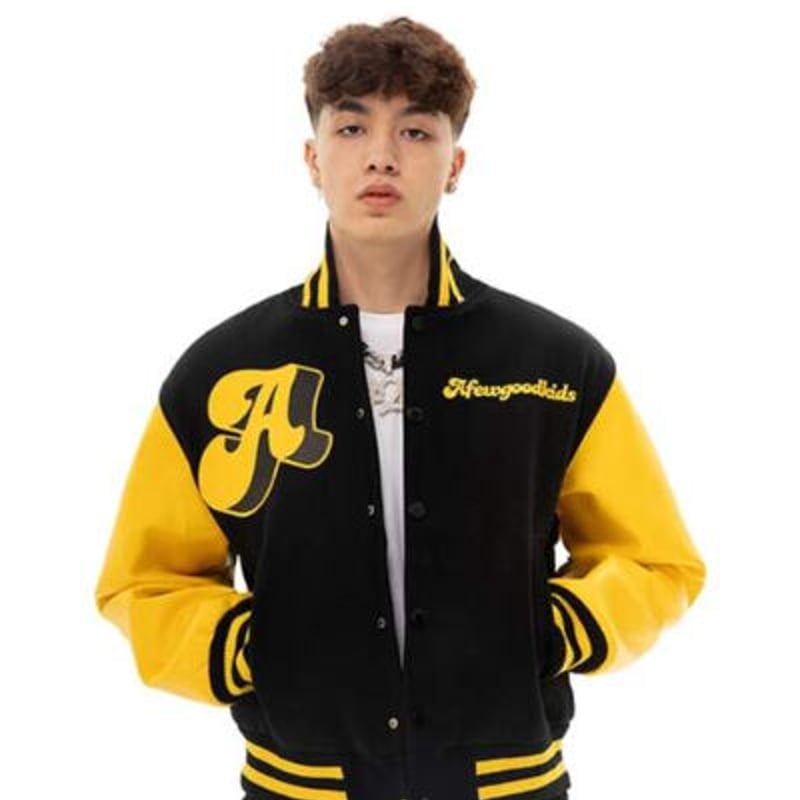 A FEW GOOD KIDS / circle logo stadium jacket | 