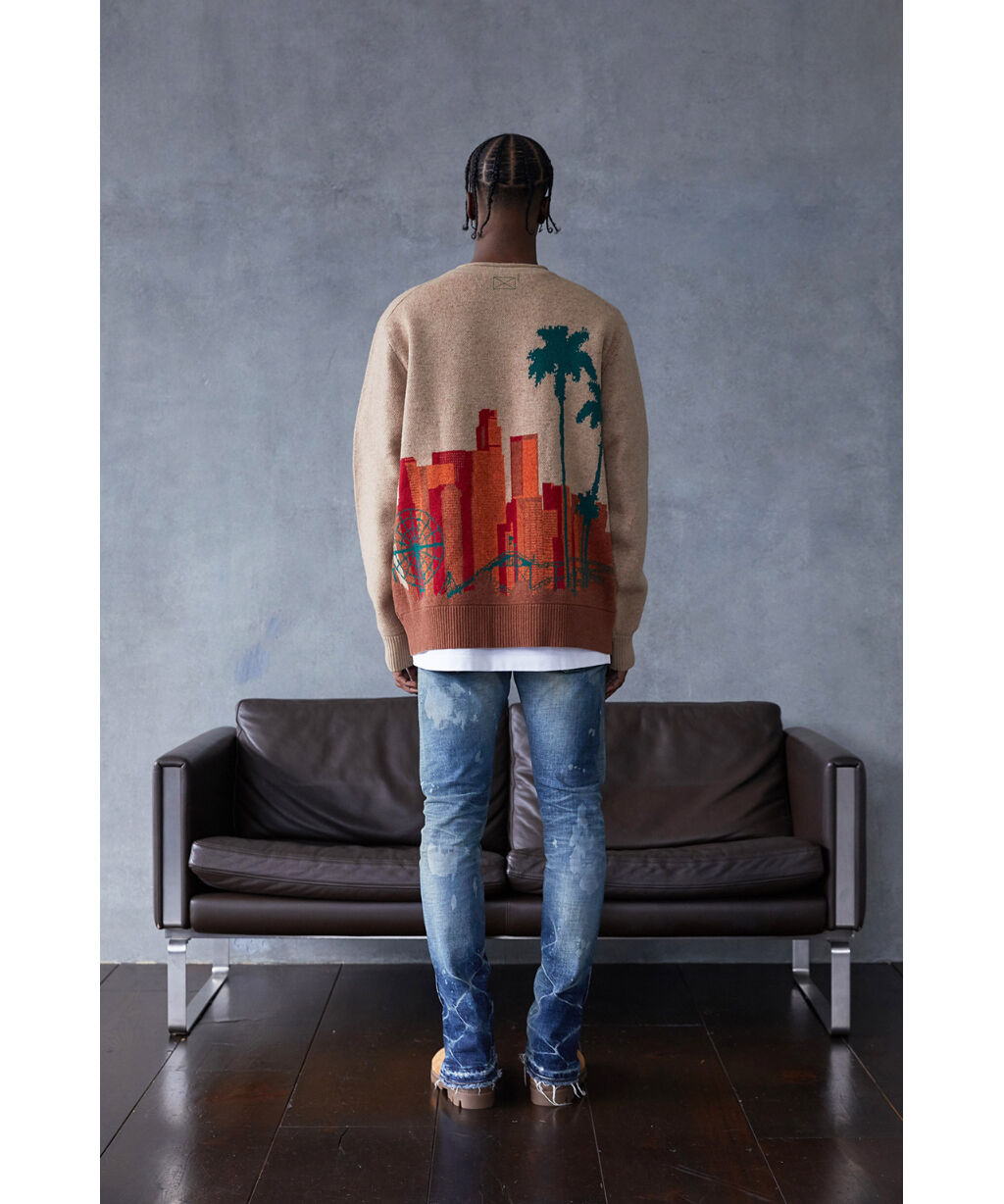 MLVINCE / DTLA KNIT CREW BEIGE | othello _ fukuoka