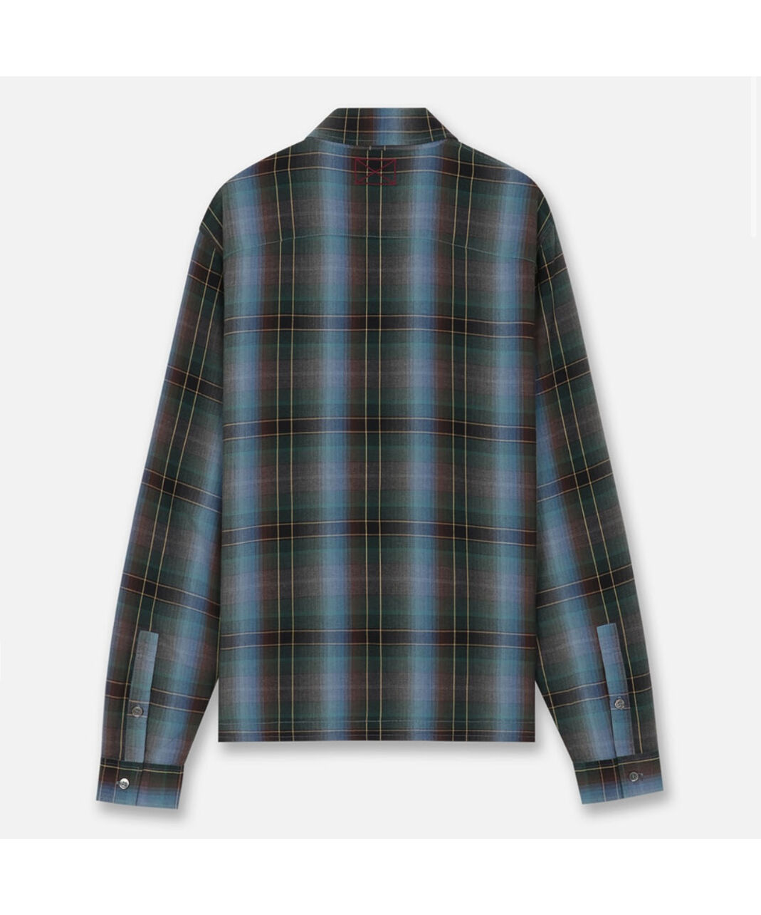 MLVINCE / rayon ombre check shirt blue | othell...