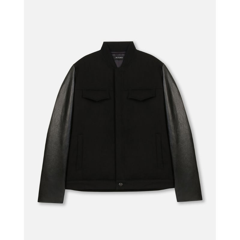 mlvince beringer leather sleeve jacket700cm - レザージャケット