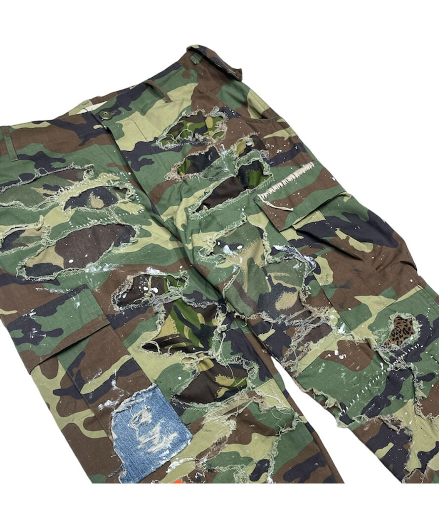 YS様Innocence NYC DAMAGE CAMO PANTS