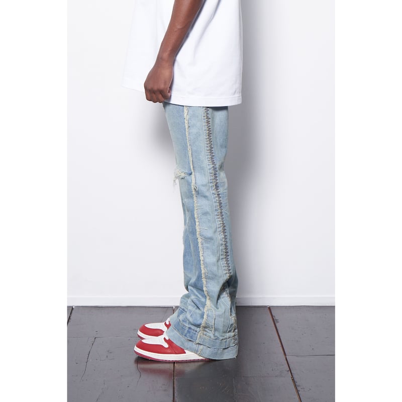 MLVINCE / DB flare jeans light indigo | othello