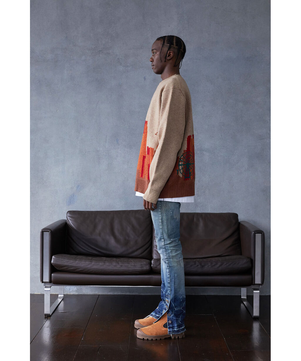 MLVINCE / DTLA KNIT CREW BEIGE | othello _ fukuoka