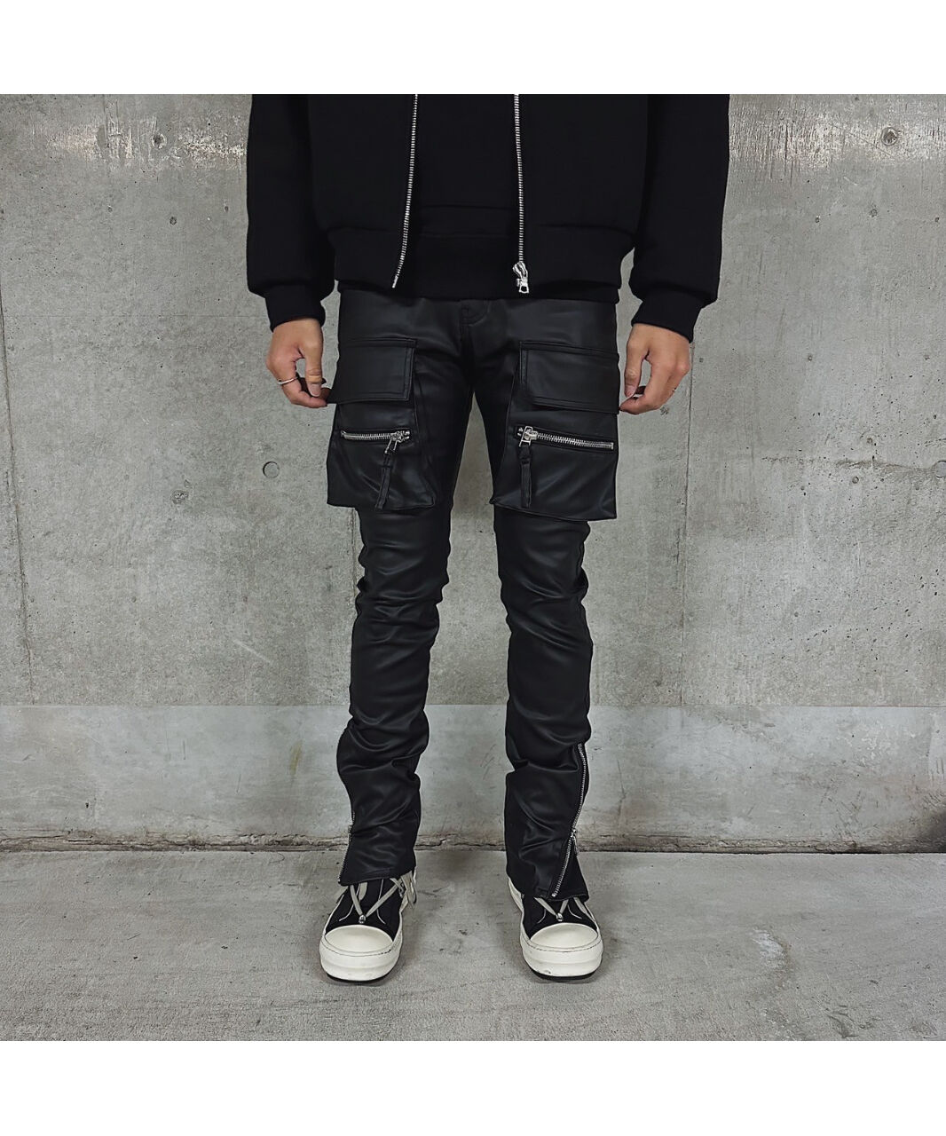 MLVINCE / OTHELLO別注 TYPE-2 slim cargo pants bla｜スキニーパンツ