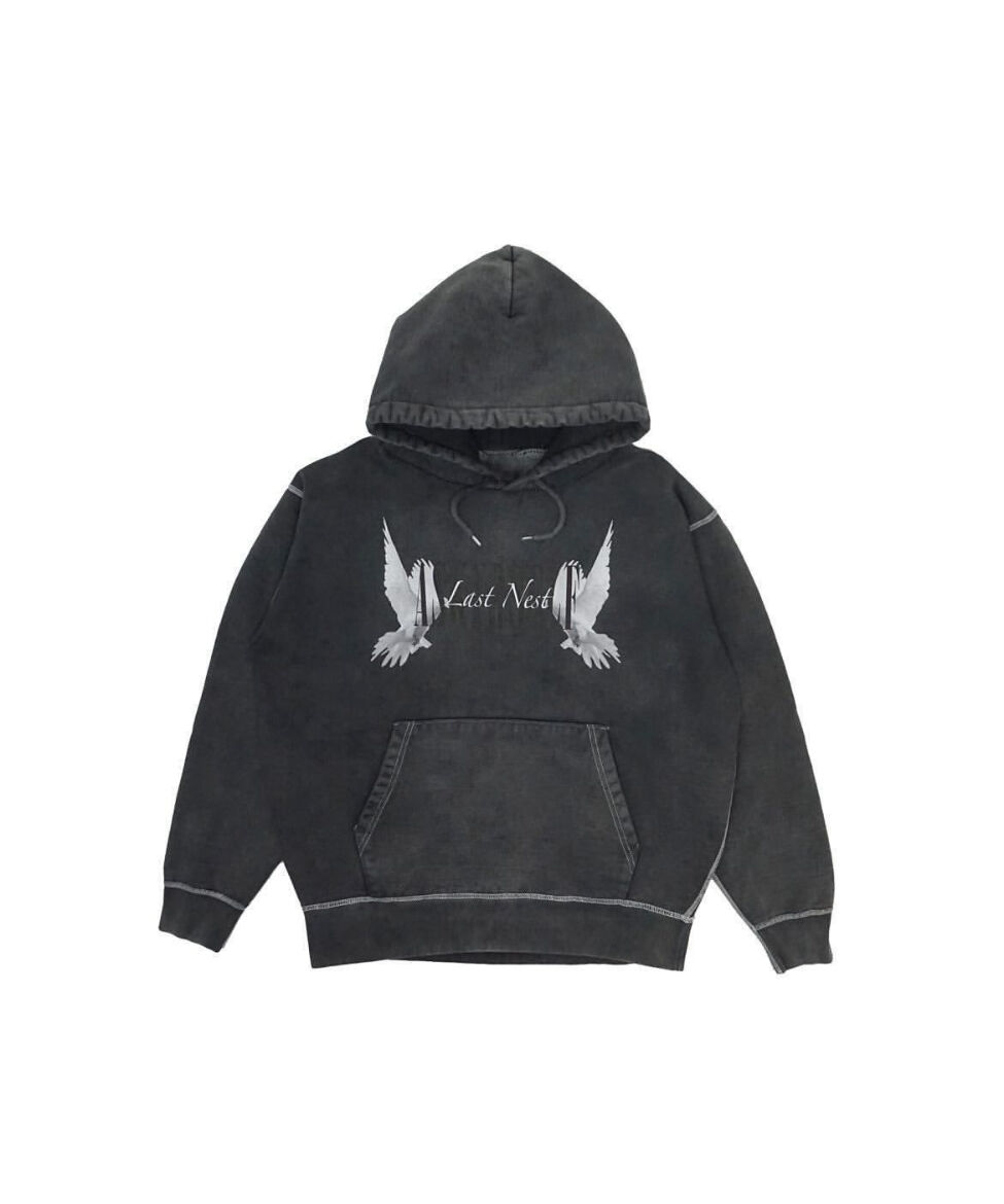 LAST NEST / ×ASKYURSELF doves hoodie
