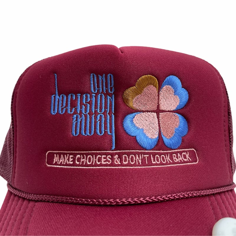 one decision away / logo mesh cap | othello _ f