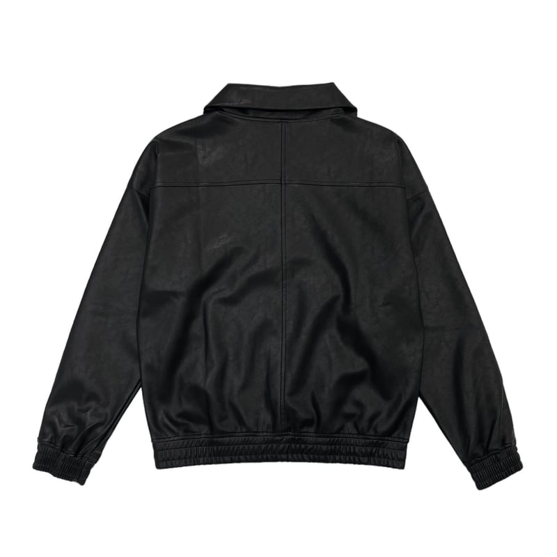 LAST NEST / leather half zip jacket | othello _