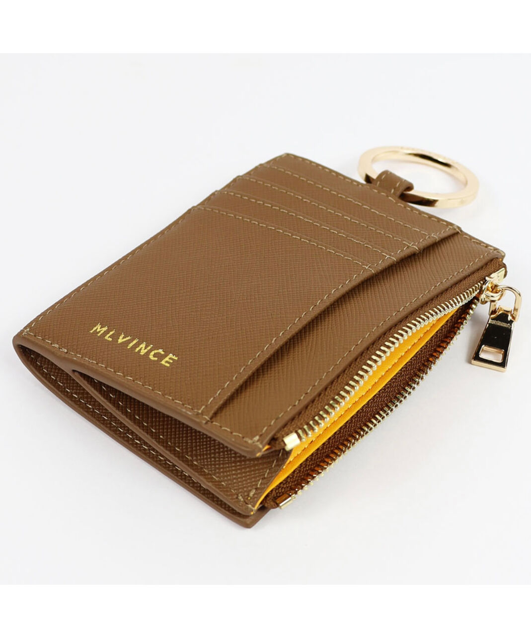 MLVINCE / ID fragment wallet beige