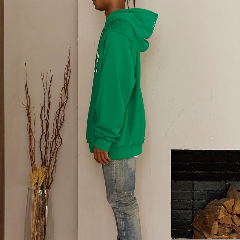 MLVINCE / arch logo hoodie green | othello _ fu...