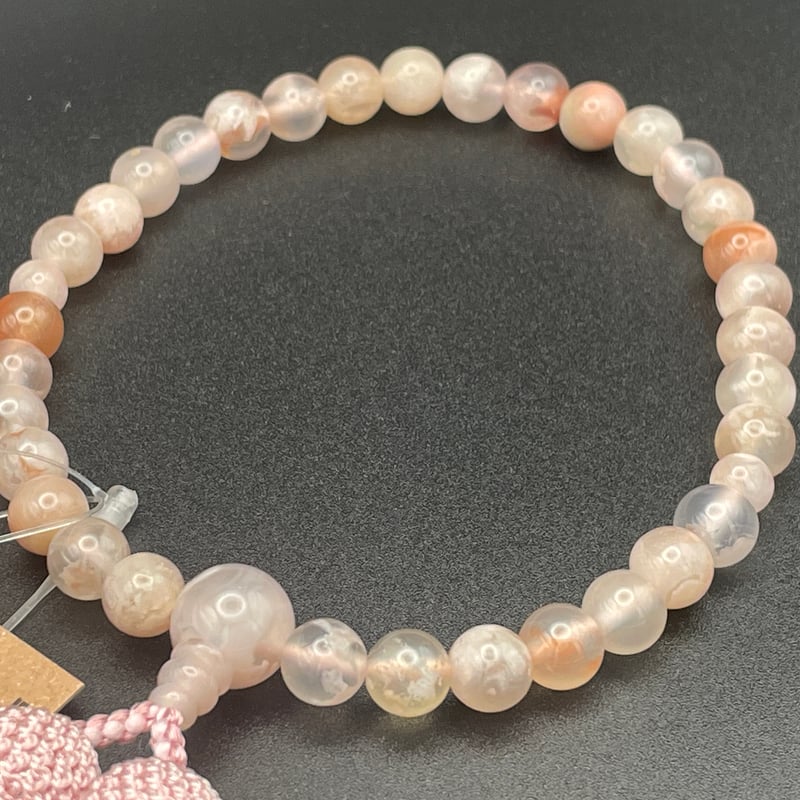 桜瑪瑙【数珠】【京念珠】【女性用】 | 仏壇仏具のまつかわ（有）松川仏壇