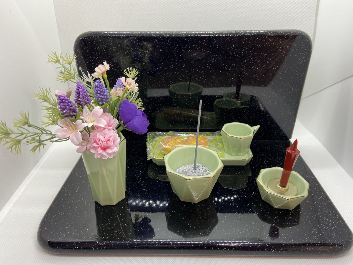 仏具セット 楽天市場】【仏具】 セット やわらぎ 中サイズ 6点 なごみりん おりん