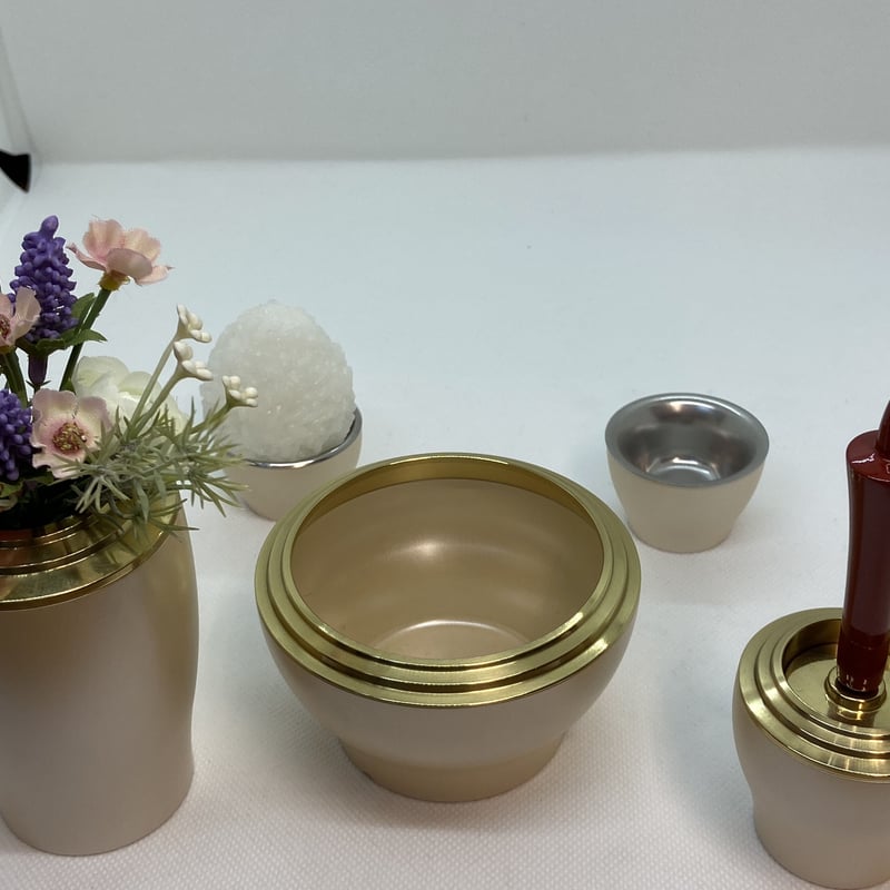 光明 醍醐色 5具足セット | 仏壇仏具のまつかわ(有)松川仏壇 光明 醍醐色 5具足セット | 仏壇仏具のまつかわ(有)松川仏壇