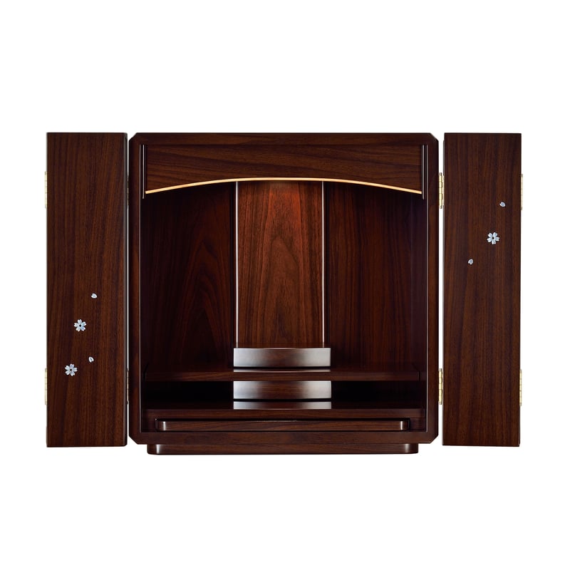 Akane -あかね-ウォールナット調らでん 14号 | 仏壇仏具のまつかわ（有