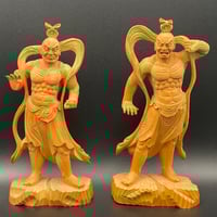 仁王像手彫り