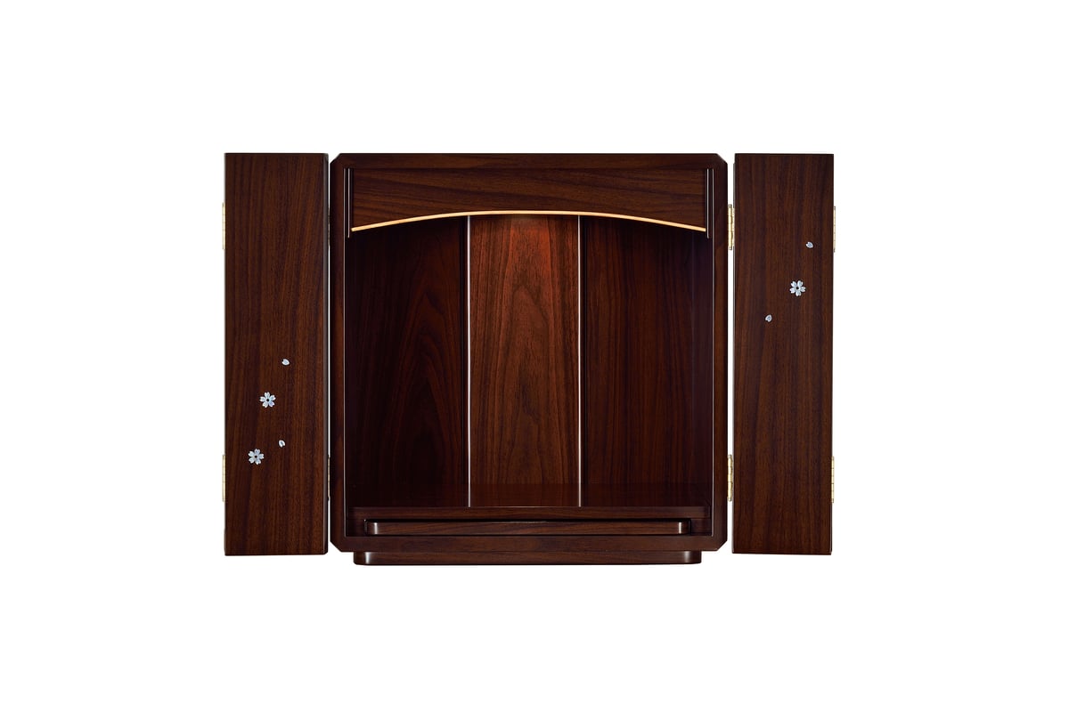 Akane -あかね-ウォールナット調らでん 14号 | 仏壇仏具のまつかわ（有