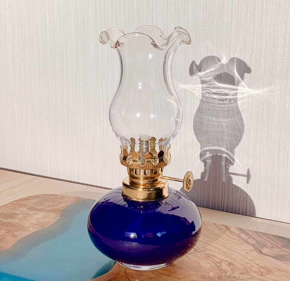 アンティークオイルランプ アンティークオイルランプスタガー社 反射板なし | 仏壇仏具のまつかわ