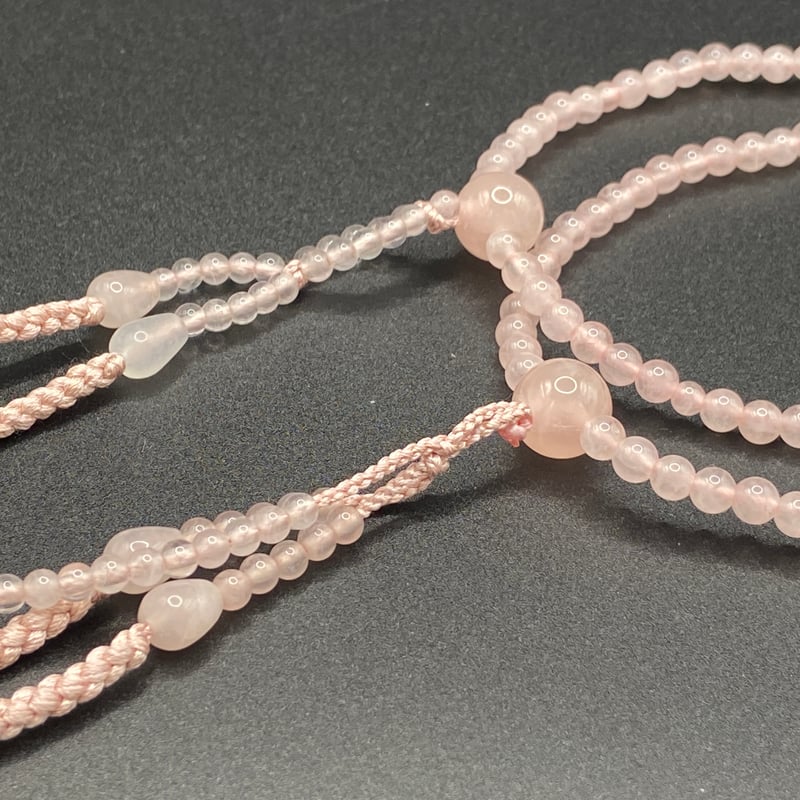 紅水晶 法華尺 共仕立 華梵天 8寸【数珠】【京念珠】【女性用】 | 仏壇