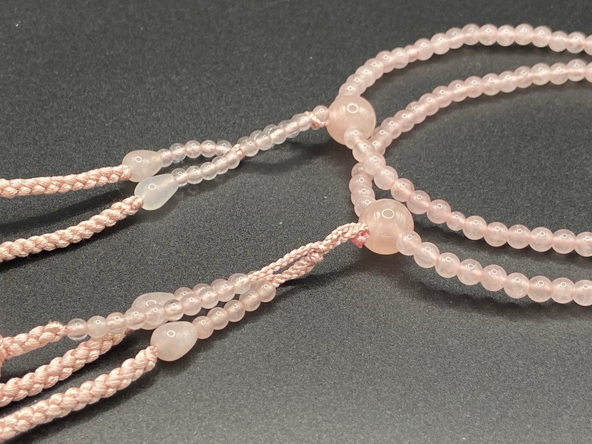 紅水晶 法華尺 共仕立 華梵天 8寸【数珠】【京念珠】【女性用】 | 仏壇