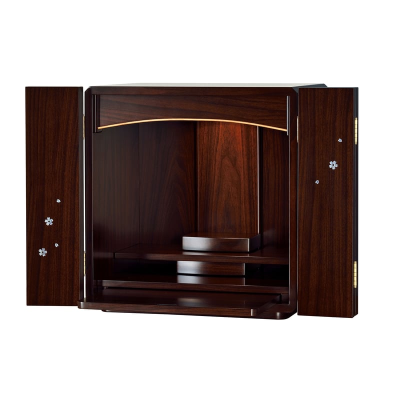 Akane -あかね-ウォールナット調らでん 14号 | 仏壇仏具のまつかわ（有