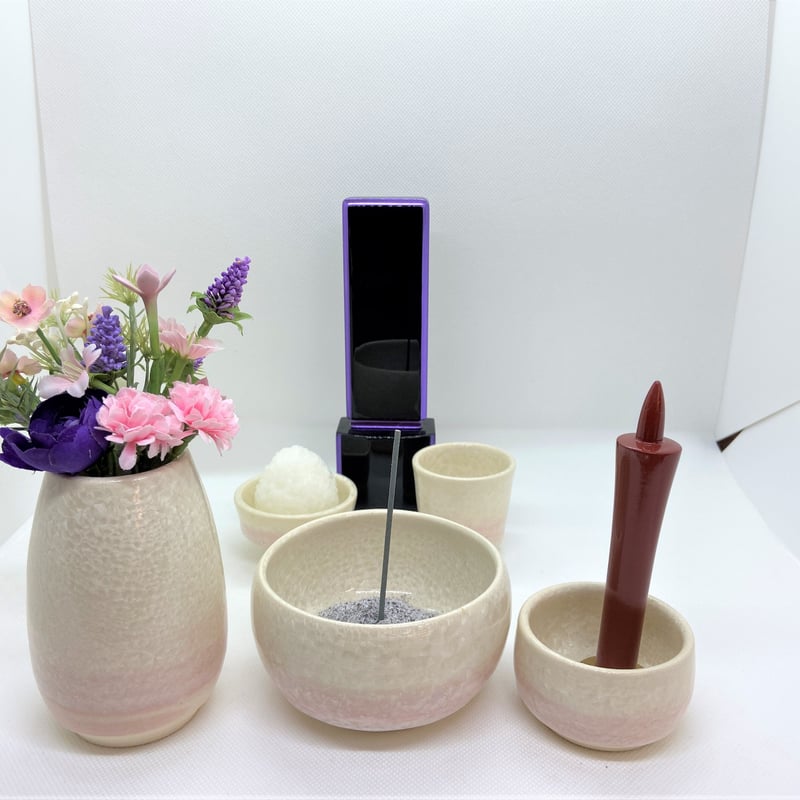 ユキノセイザ 5具足セット | 仏壇仏具のまつかわ（有）松川仏壇